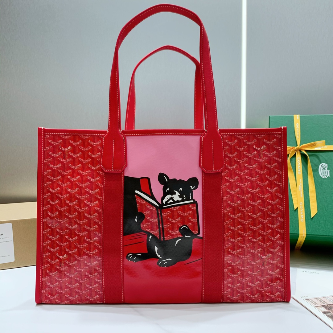 Villette Tote Bag MM In Red